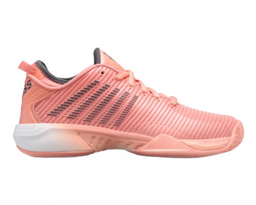 Women's Hypercourt Supreme Tennis Shoe In Peach Amber/white/asphalt