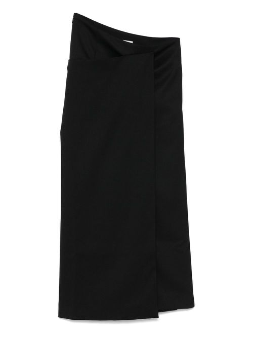 ENTIRE STUDIOS wrapa midi skirt - Black