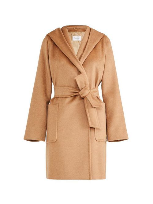 Rialto Camel Wool Robe Coat