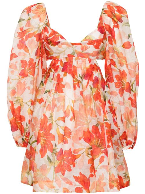 Tranquillity mini dress - Orange