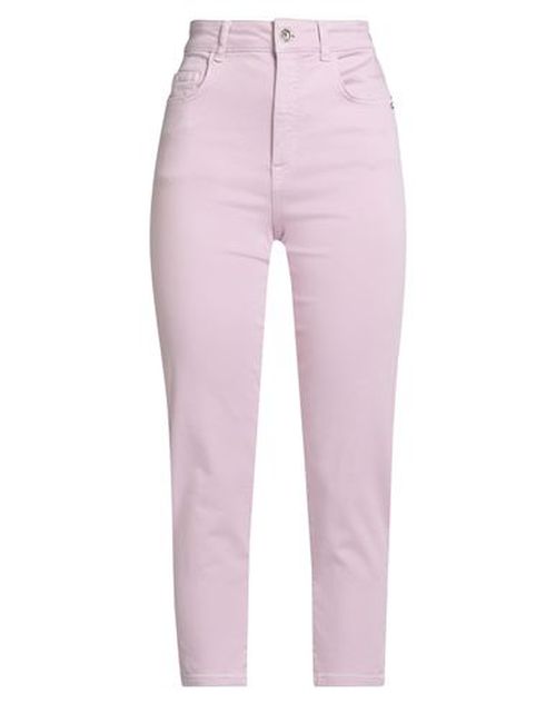 Woman Jeans Lilac Size 26 Cotton, Elastane