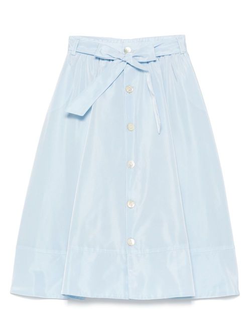 Alapage tafetta midi skirt - Blue
