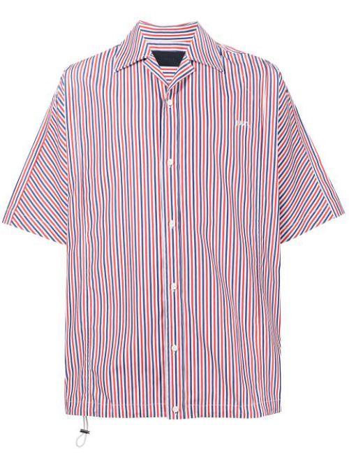 Striped short-sleeve shirt