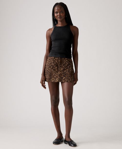 Women's Icon Mid-Rise Denim Skirt - Cat Eyes
