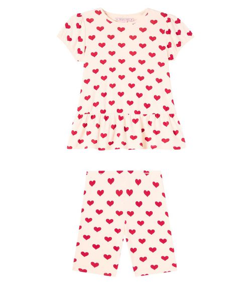 Konges Sløjd Printed cotton T-shirt and leggings set