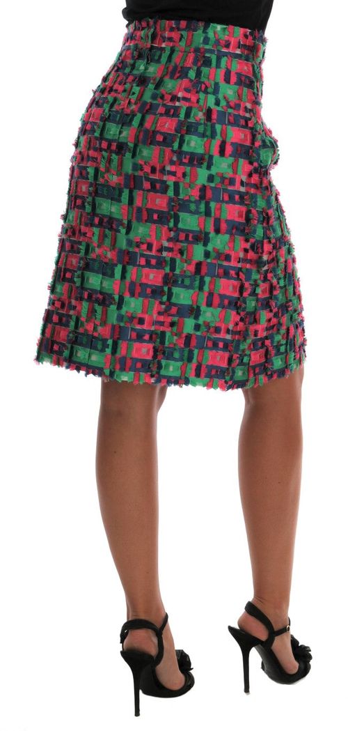 Jacquard Skirt — Multicolor