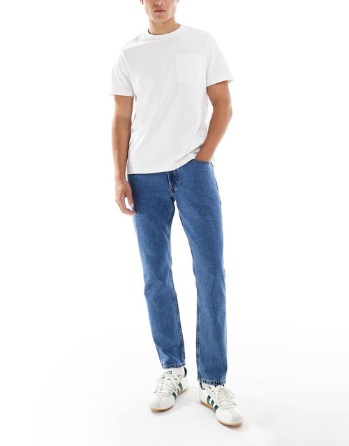 Noah straight leg jeans in blue