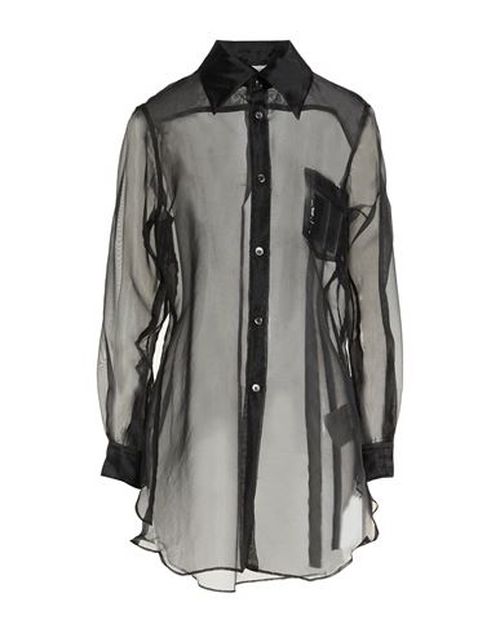 Comme Des Garçons Woman Shirt Black Size M Polyester