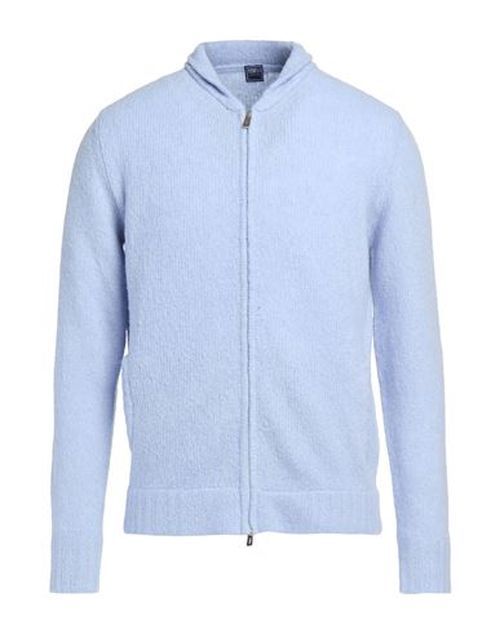 Man Cardigan Light blue Size 40 Virgin Wool, Cashmere, Polyamide