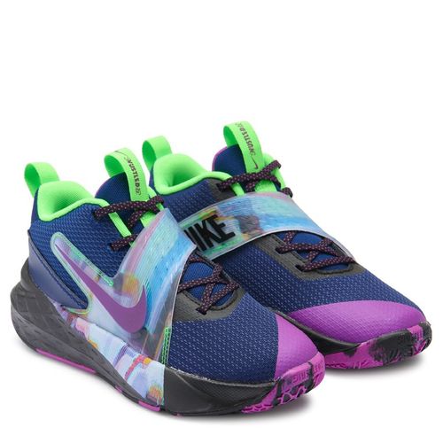 Kids' Hustle 12 Basketball Shoe Big Kid Shoes (Blue Void/Purple)