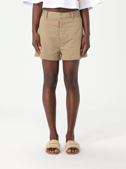 Short DSQUARED2 Woman color Beige