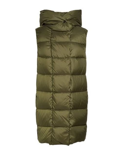 Woman Puffer Military green Size 6 Polyester