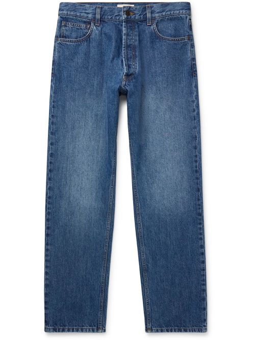Burt Slim-Fit Straight-Leg Jeans