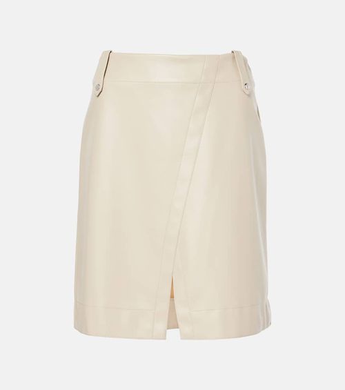Max Mara Leisure Aere coated jersey miniskirt