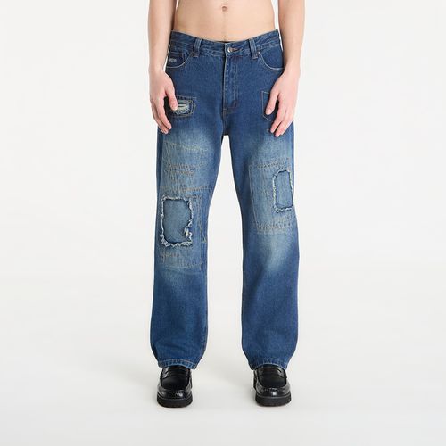 Pants Wasted Paris M Ripped Manc Faded Washed Blue