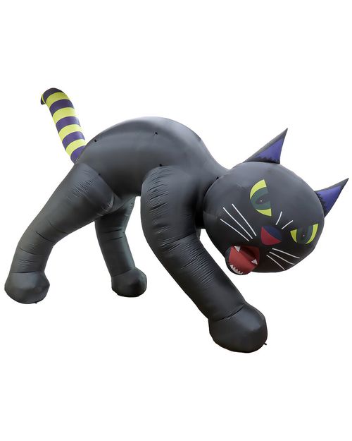 National Tree Company 20ft Inflatable Halloween Black Cat