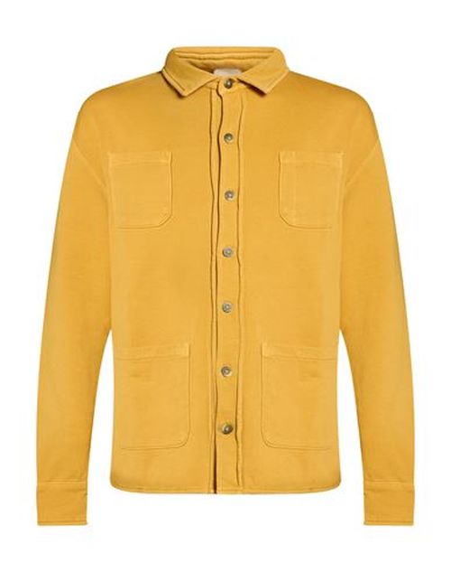 Man Shirt Marigold Size 36 Cotton