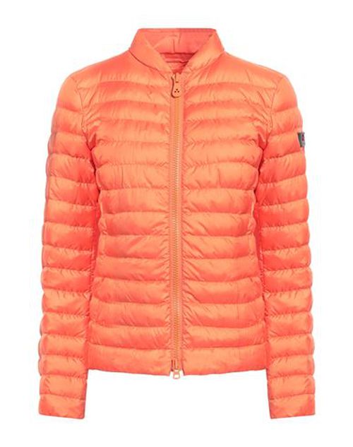 Peuterey Woman Puffer Orange Size 4 Polyester