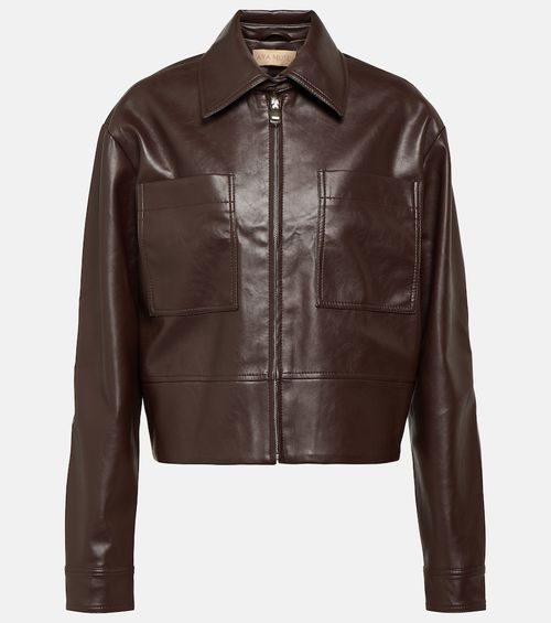 Tolobu faux leather jacket