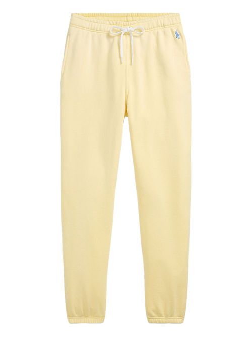 Elasticated-waist joggers - Yellow