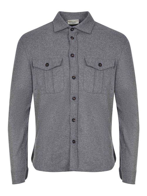 Shirt Made Of Wool And Cashmere Blend