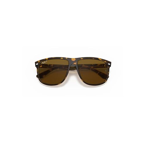 Ray-Ban Boyfriend Sunglasses Light Havana Frame Brown Lenses Polarized