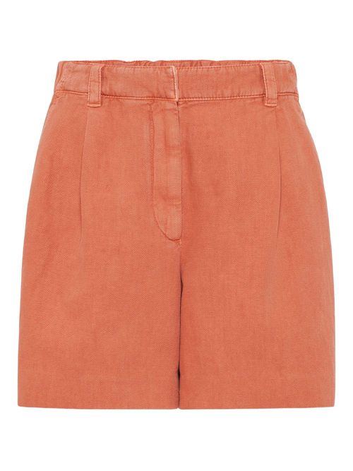 Pleated shorts - Orange