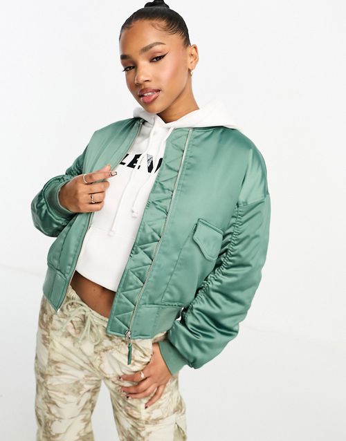 Andy Techy bomber jacket in green