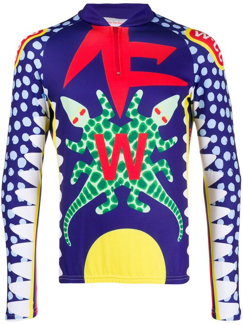 Walter Van Beirendonck Pre-Owned 2014/15's fietsshirt - Paars