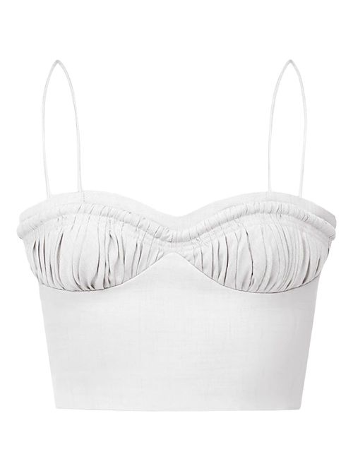 CHATS BY C.DAM Pamela top - White