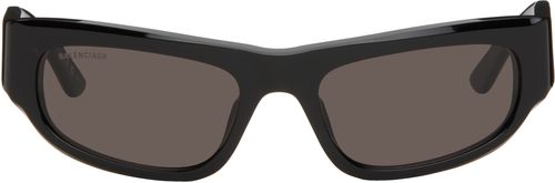 Balenciaga Black Rectangular Sunglasses