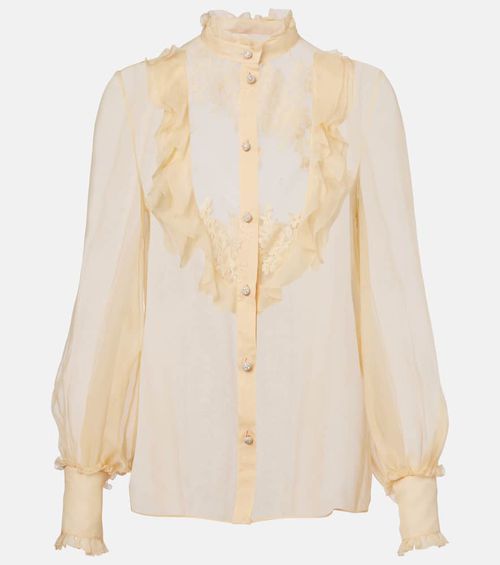 Silk chiffon blouse