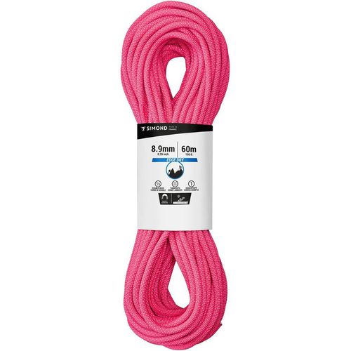 Decathlon Climbing And Mountaineering Triple Rope Sdard 8.9 Mm X 60 M - Edge Dry