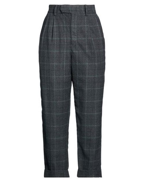 Woman Pants Charcoal Size L Wool