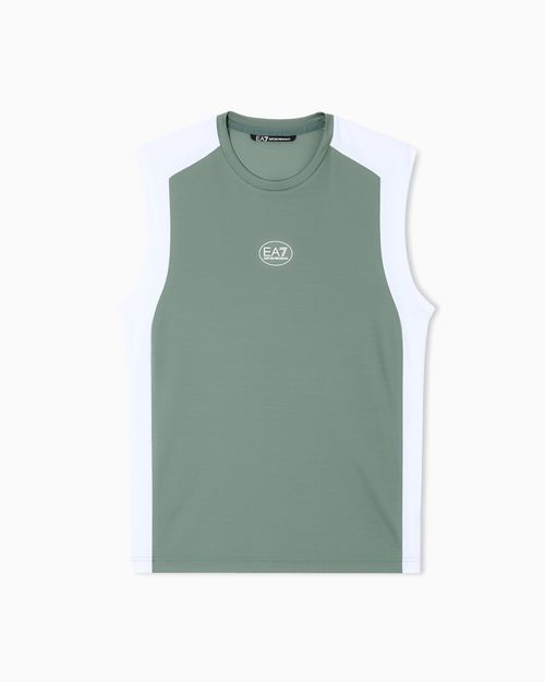 Tennis Pro tank top in VENTUS7 colour-block technical fabric