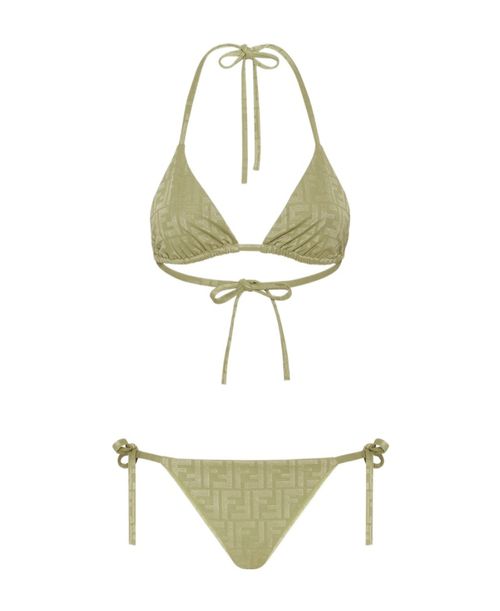 Beige Lycra bikini