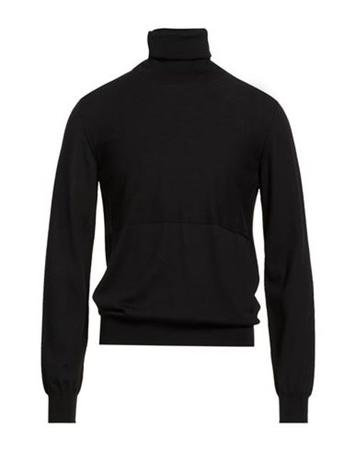 Man Turtleneck Black Size 38 Virgin Wool