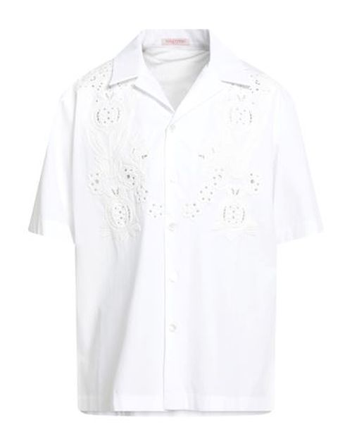 Man Shirt White Size 44 Cotton
