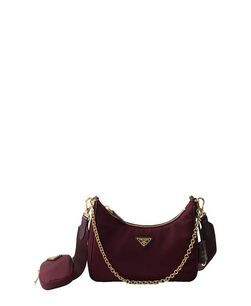 Re-Edition 2005 Re-Nylon Bag with Saffiano Mini Bag