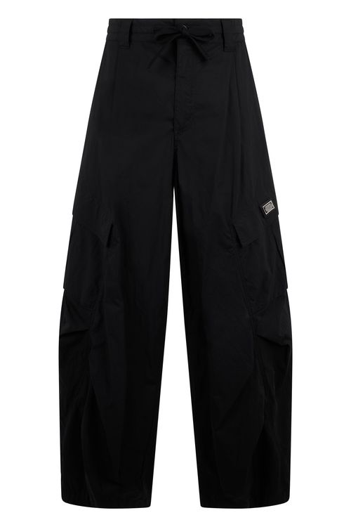 Loose Fit Cotton Cargo Pants for Men
