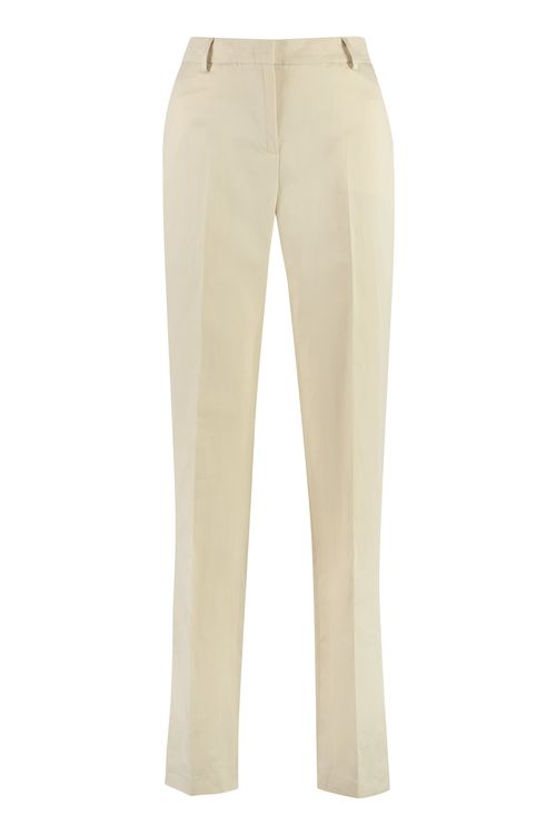 Cotton-Linen Trousers for Women - SS23