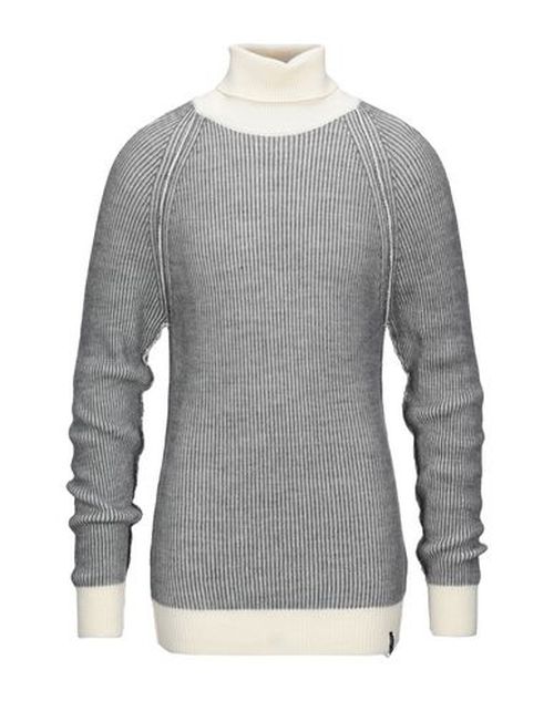 Man Turtleneck Grey Size XL Acrylic, Wool, Viscose