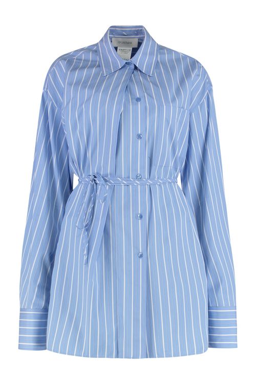 Light Blue Regular Stripes Shirt
