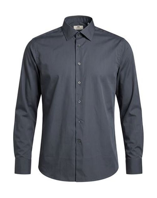 Man Shirt Grey Size 16 ½ Cotton, Polyamide, Elastane