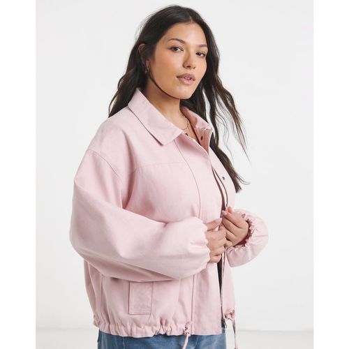 Simply Be Pink Lyocell Short Parka
