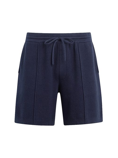 Men's Double Knit Pintuck Drawstring Shorts - Fleet