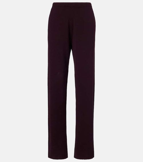 Rush cashmere-blend straight pants