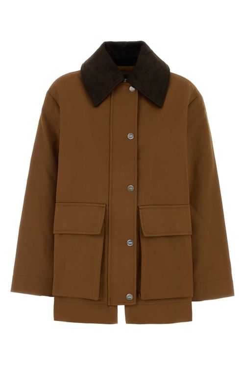 Twill Jacket — Brown