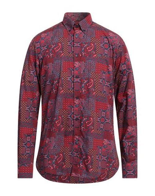Man Shirt Brick Size XL Cotton