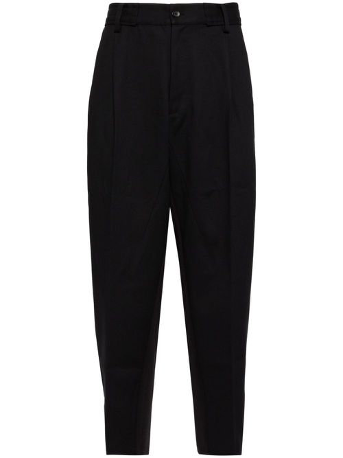 Tapered Twill trousers - Black